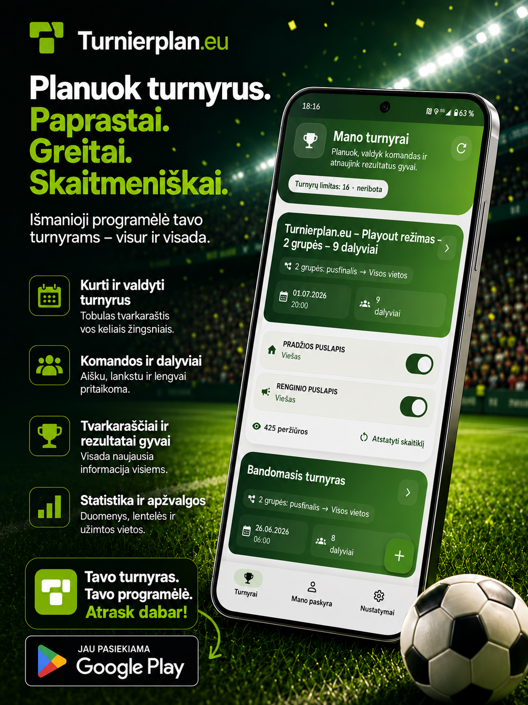 📱 Naudojimas mobiliajame įrenginyje