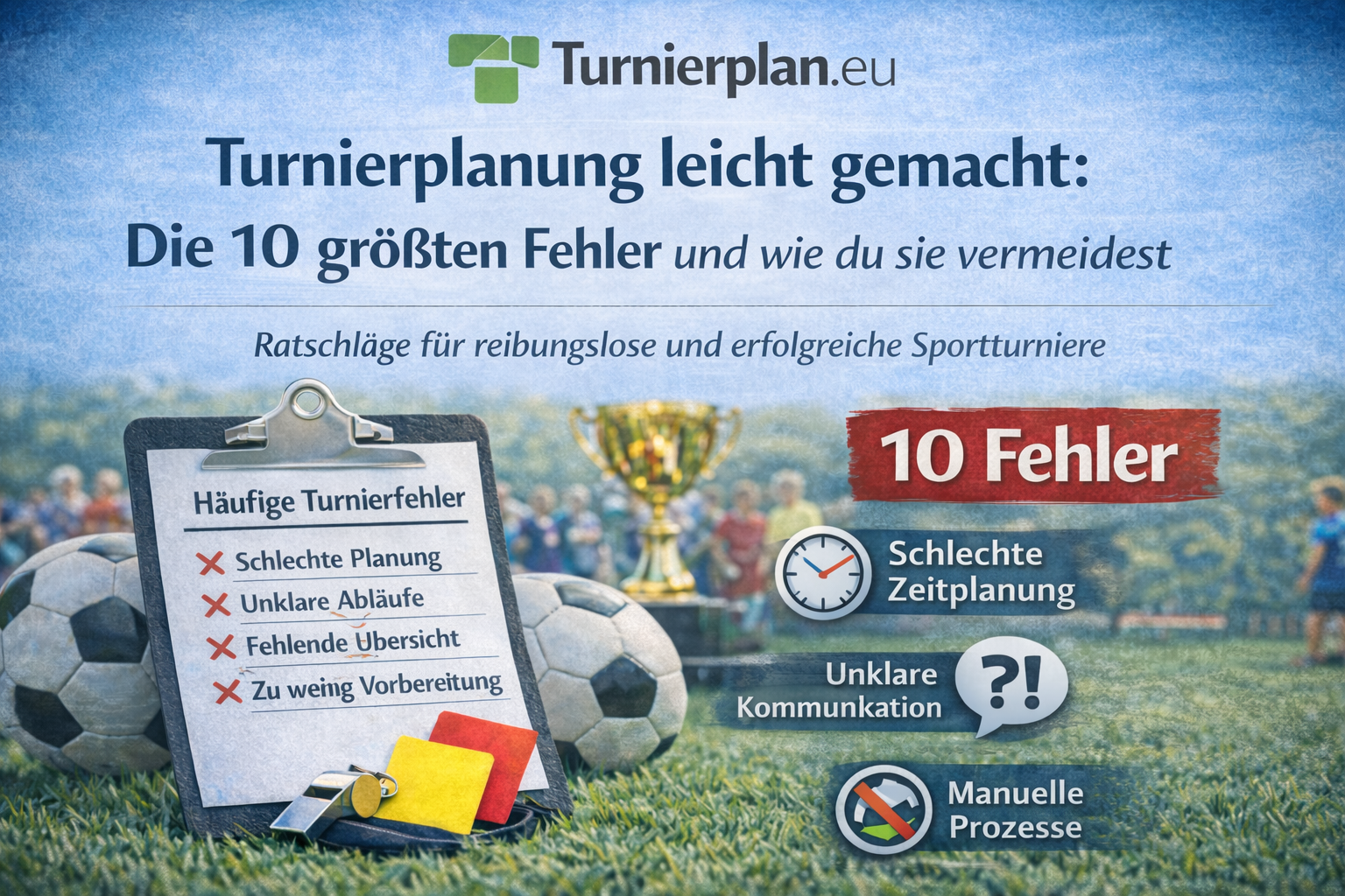 Turnierplanung leicht gemacht: Die 10 größten Fehler und wie du sie vermeidest