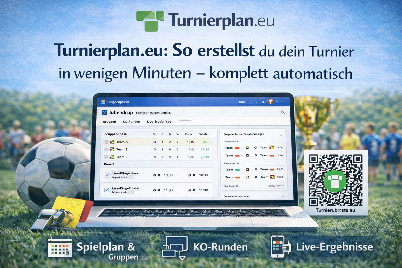 Turnierplan.eu: So erstellst du dein Turnier in wenigen Minuten – komplett automatisch