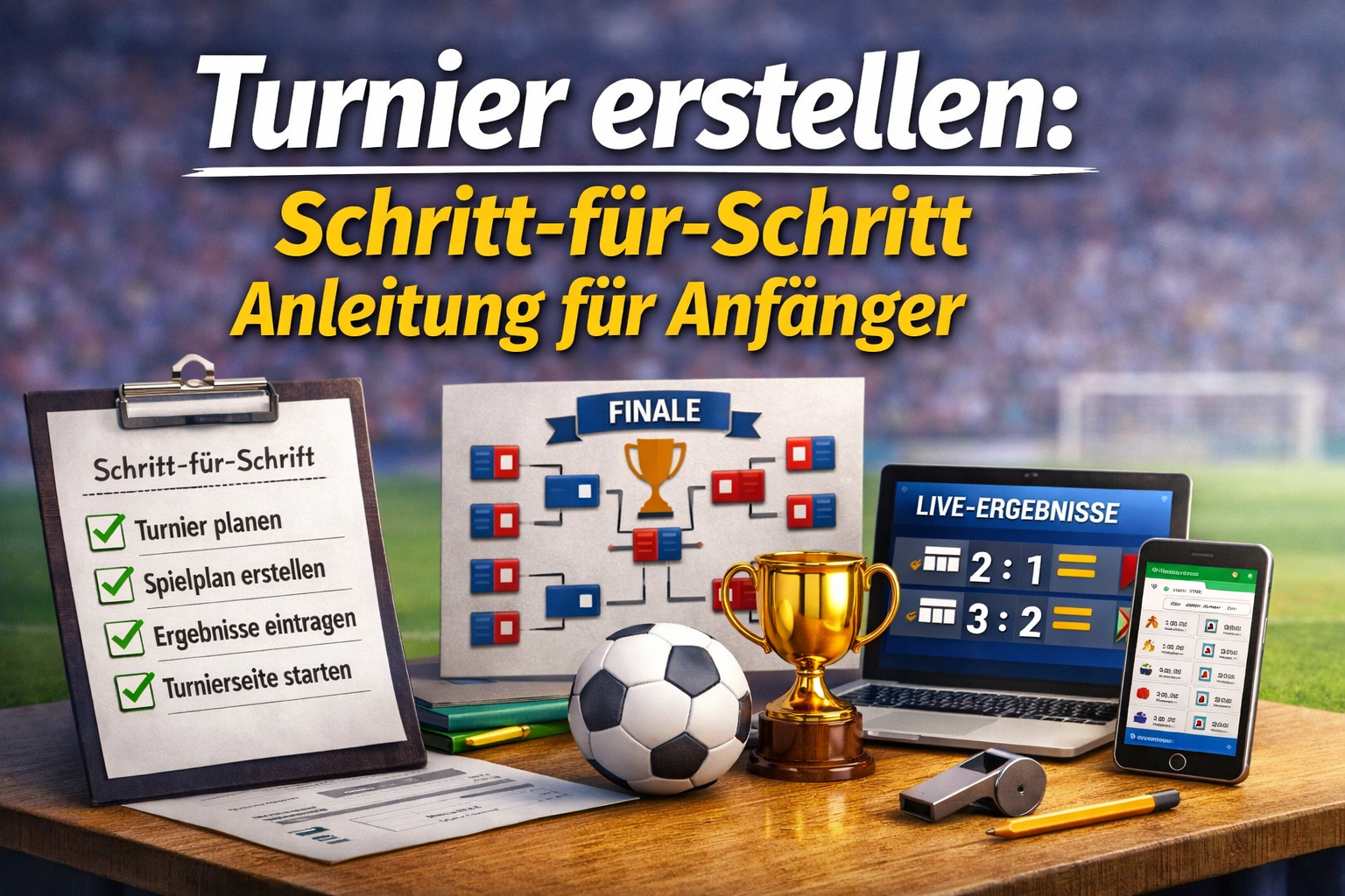 Turnier erstellen: Die Schritt-für-Schritt Anleitung für Anfänger